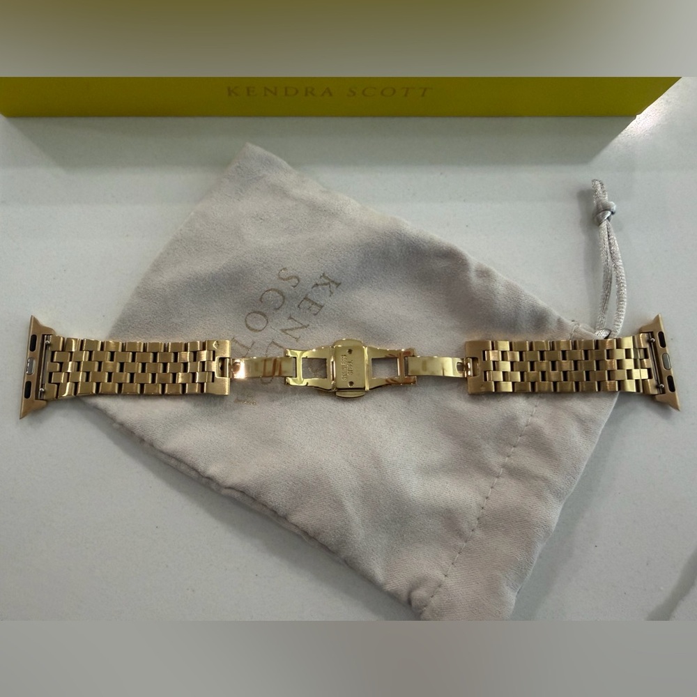 Kendra Scott Alex 5 Link Watch Band-Gold Tone - Picture 6 of 14